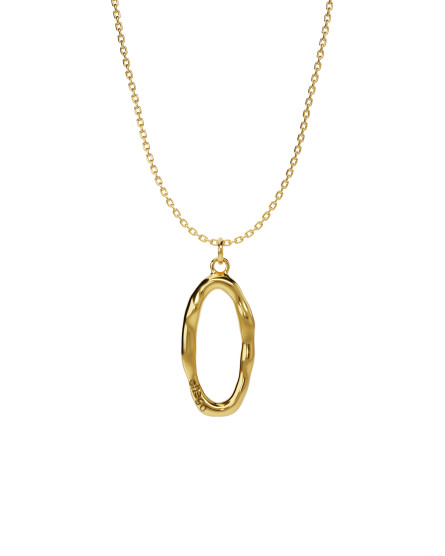 Necklace 0 (Zero) gilding