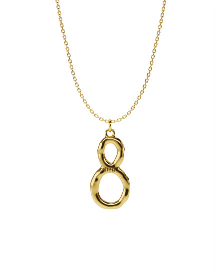 Necklace 8 gilding