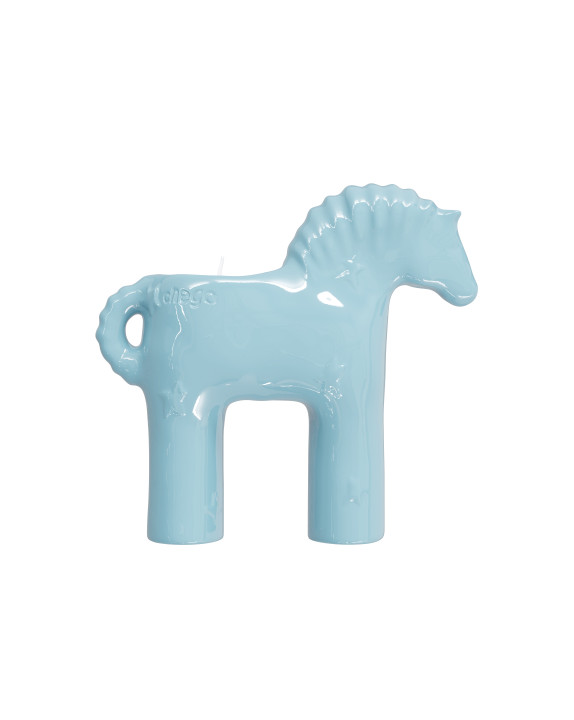 Лімітований блакитний коник-свічка - Make a wish 