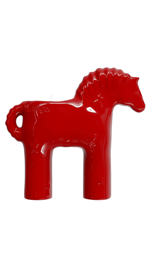 Лімітований червоний коник-свічка - Make a wish 