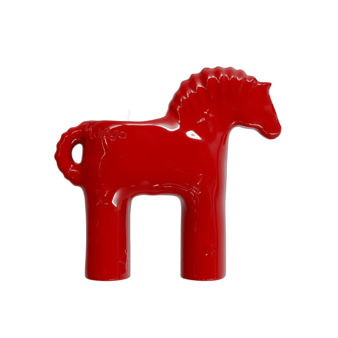 Лімітований червоний коник-свічка - Make a wish 