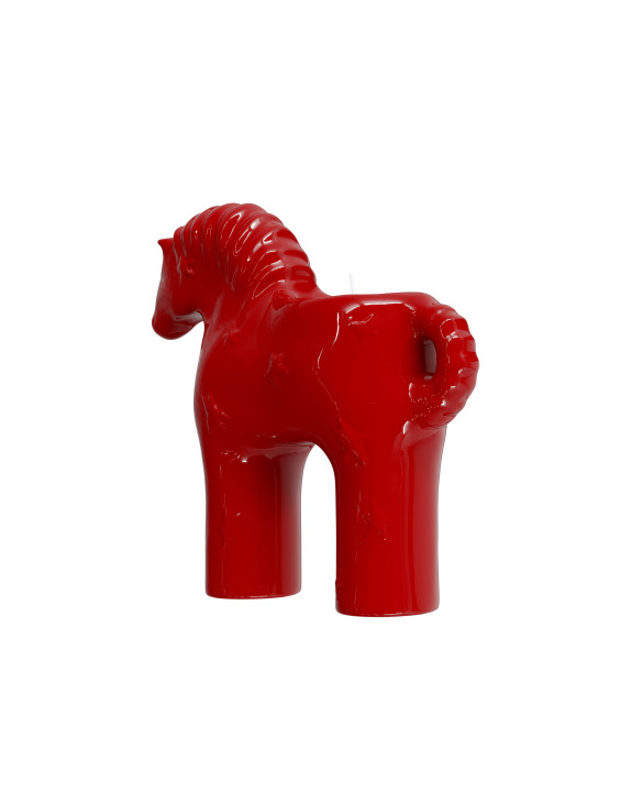 Лімітований червоний коник-свічка - Make a wish 