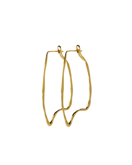 Earrings h gilding