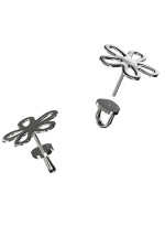 Earrings Flowers silver