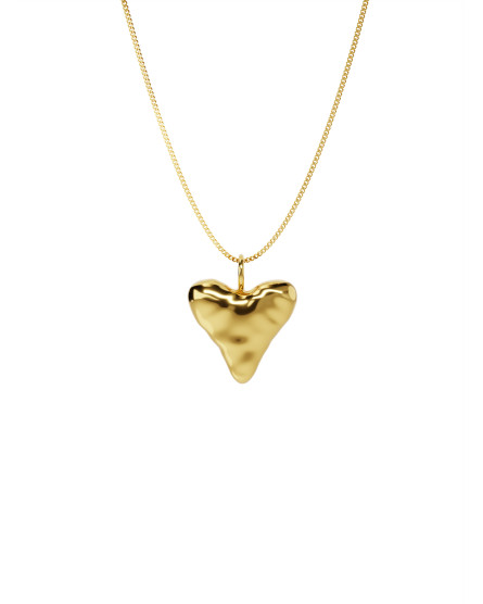 Necklace Heart gilding