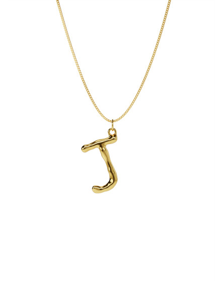 Necklace J gilding