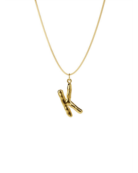 Necklace K gilding