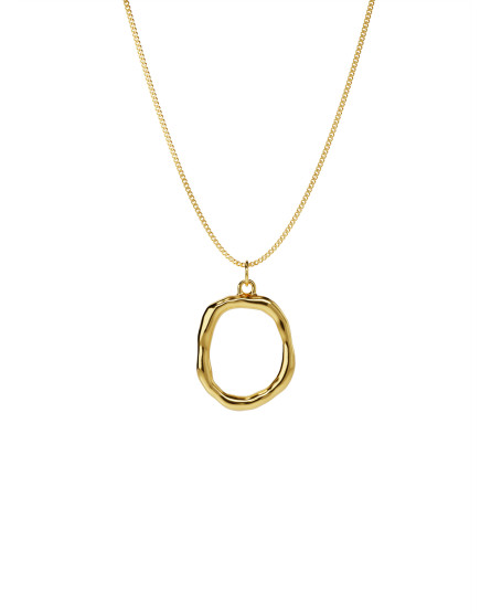 Necklace O gilding