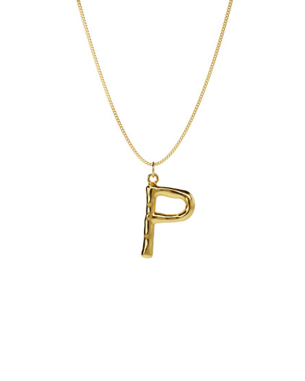 Necklace P gilding