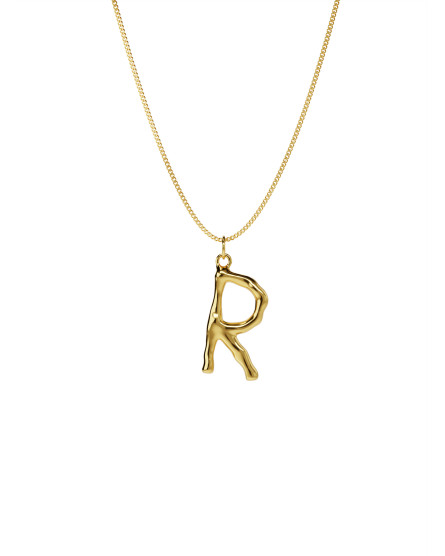 Necklace R gilding