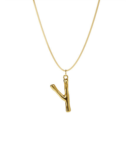Necklace Y yellow gold