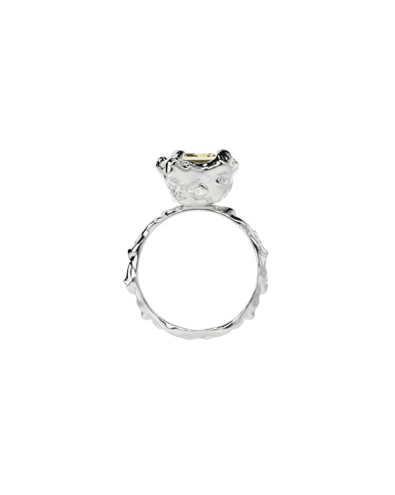 Ring New Classic w/ Lemon quartz silver