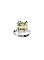 Ring New Classic w/ Lemon quartz silver