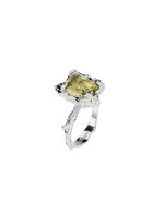 Ring New Classic w/ Lemon quartz silver