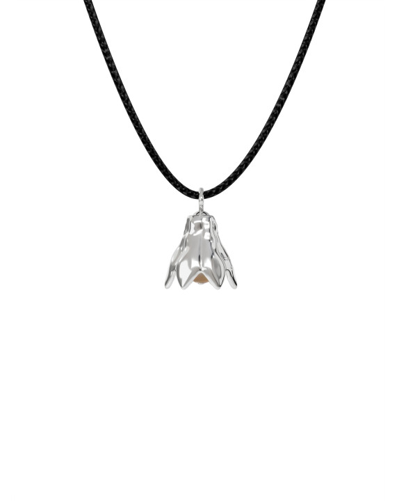 Necklace Heartflower silver
