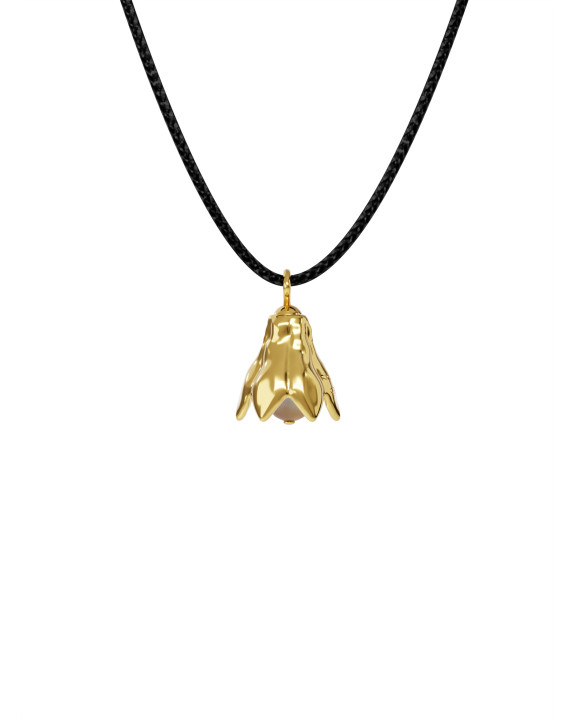 Necklace Heartflower gilding