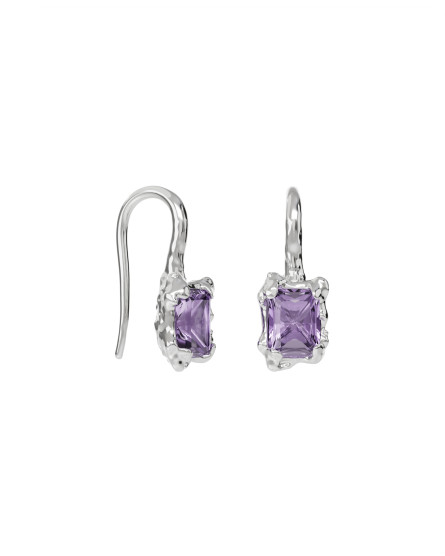 earrings New Classic w/ purple amethyst