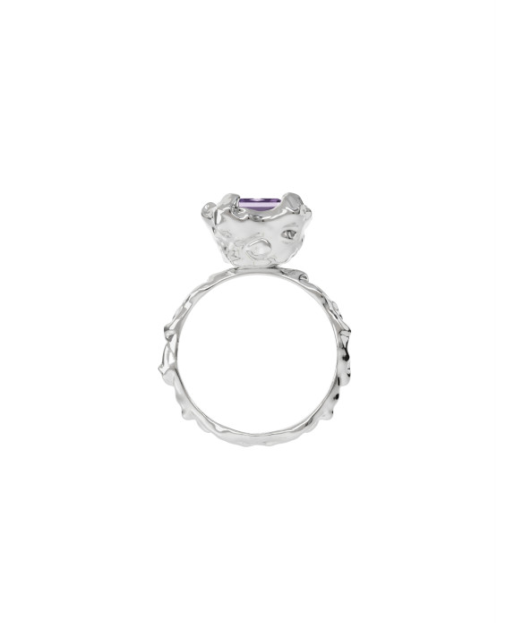 Ring New Classic w/ purple amethyst silver