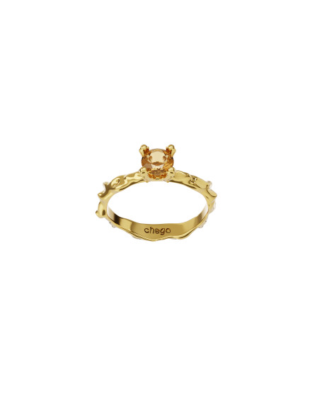 Ring new classic mini w/ Citrin gilding