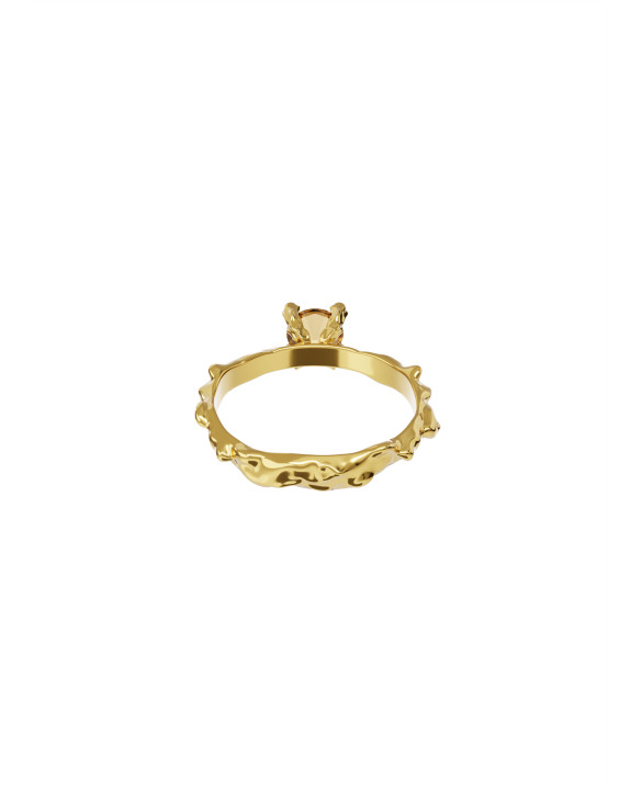 Ring new classic mini w/ Citrin white gold