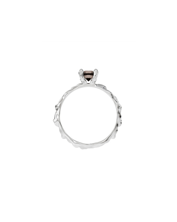 Ring new classic mini w/ rauchtopaz