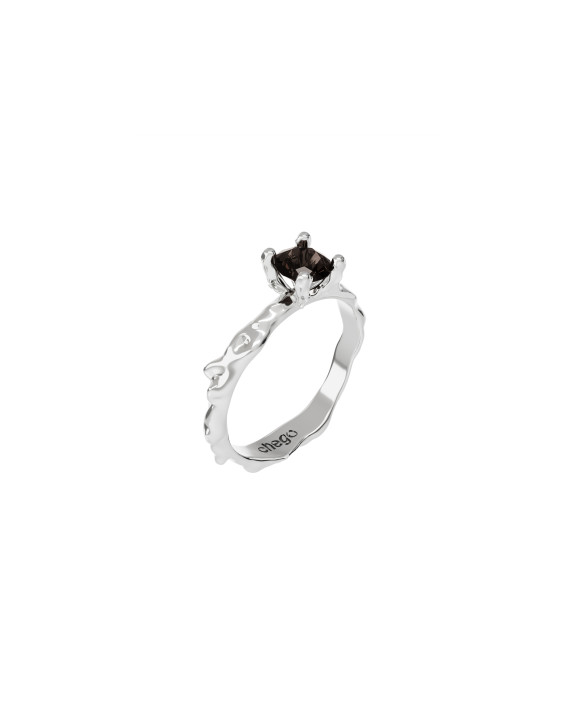 Ring new classic mini w/ rauchtopaz