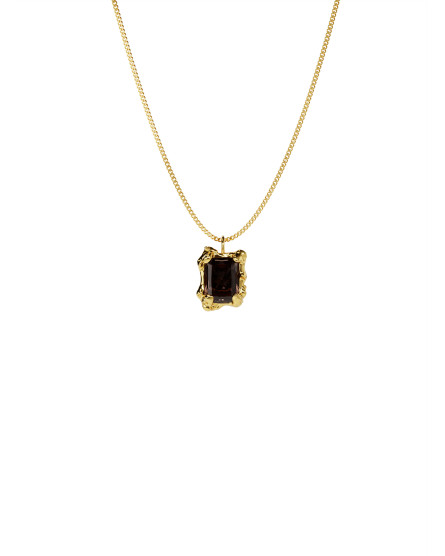 Necklace New Classic w/ Rauchtopaz gilding