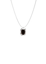 Necklace New Classic w/ Rauchtopaz silver
