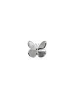 Earrings butterfly with an additional earring Summer in the village silver