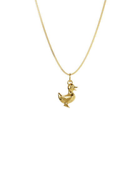 Necklace Duck yellow gold