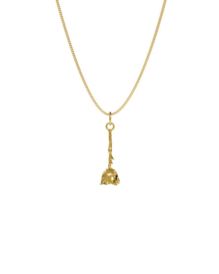 Necklace Rose - Summer in the village gilding