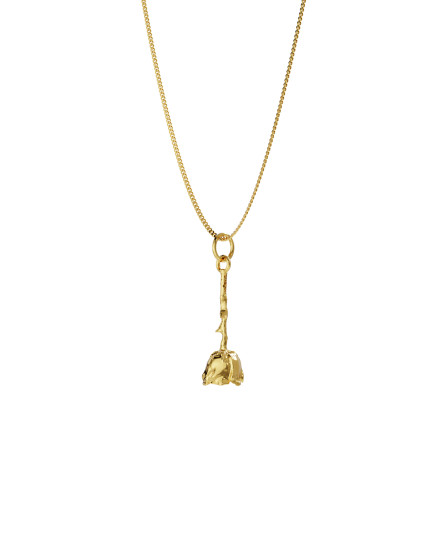 Necklace Rose - Summer in the village yellow gold