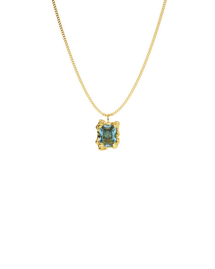 Necklace New Classic w/ Sky topaz gilding