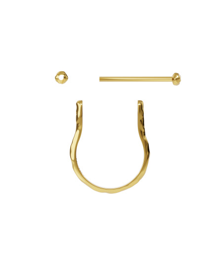 Ring construction system - Twist collection gilding