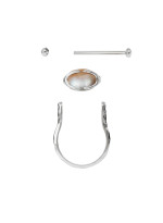 Ring Perlyna - Twist collection silver