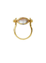 Ring Perlyna - Twist collection gilding