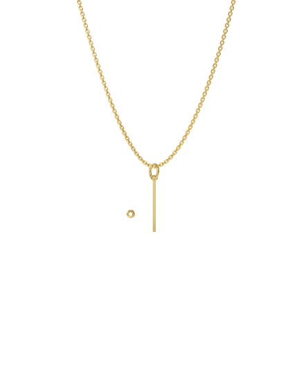 Necklace construction system 55cm - Twist collection gilding