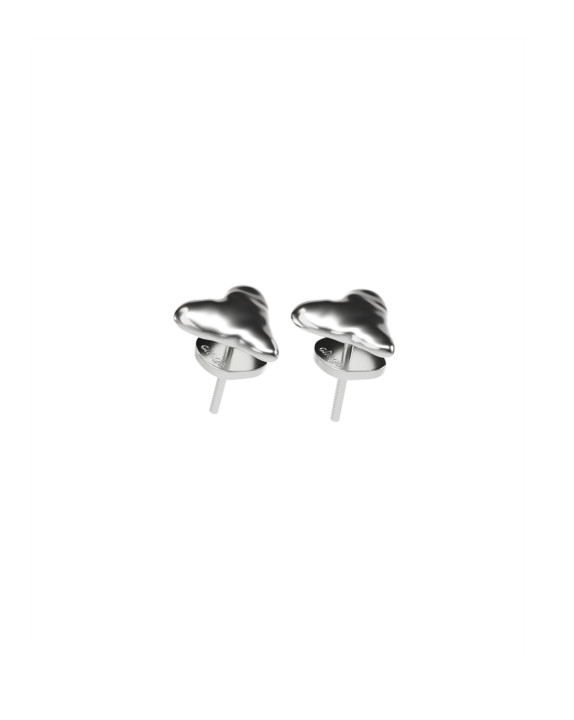 Earrings Heart silver