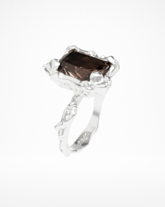 Ring New Classic w/ Rauchtopaz white gold