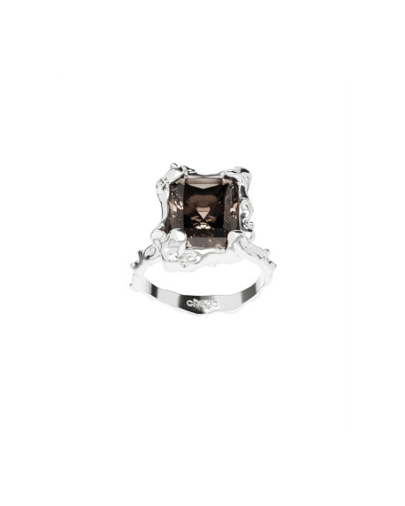 Ring New Classic w/ Rauchtopaz silver