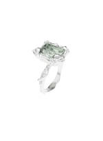Ring New Classic w/ green amethyst silver