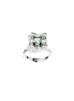 Ring New Classic w/ green amethyst silver