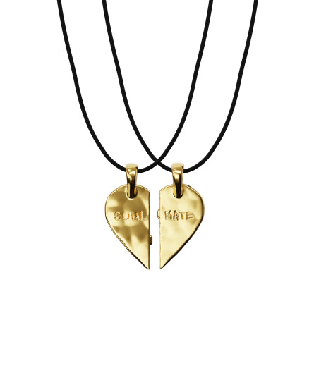 Couple Necklace Soulmate gilding