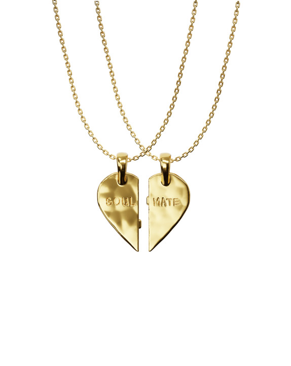 Single necklace Soul - Soulmate yellow gold