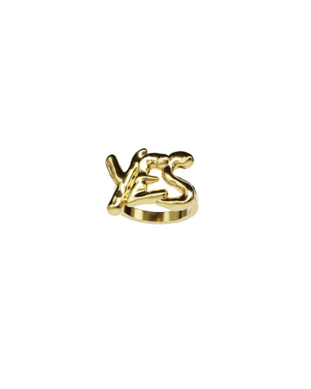 Ring Yes gilding